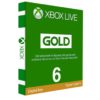 אקס בוקס לייב גולד - 6 חודשי מנוי | Xbox Live Gold Membership מנוי במבצע