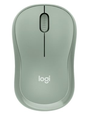 עכבר Logitech אלחוטי אלגנטי ושקט במיוחד - green